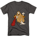 Captain Caveman - Just Chilling - Adult Unisex Short Sleeve T-Shirt - Gray