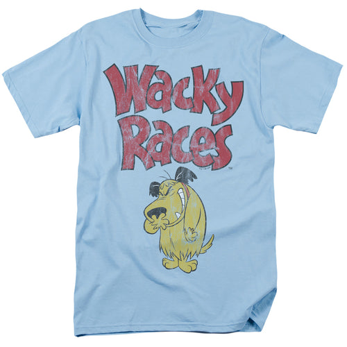 Wacky Races - Muttley 2 - Adult Unisex Short Sleeve T-Shirt - Blue