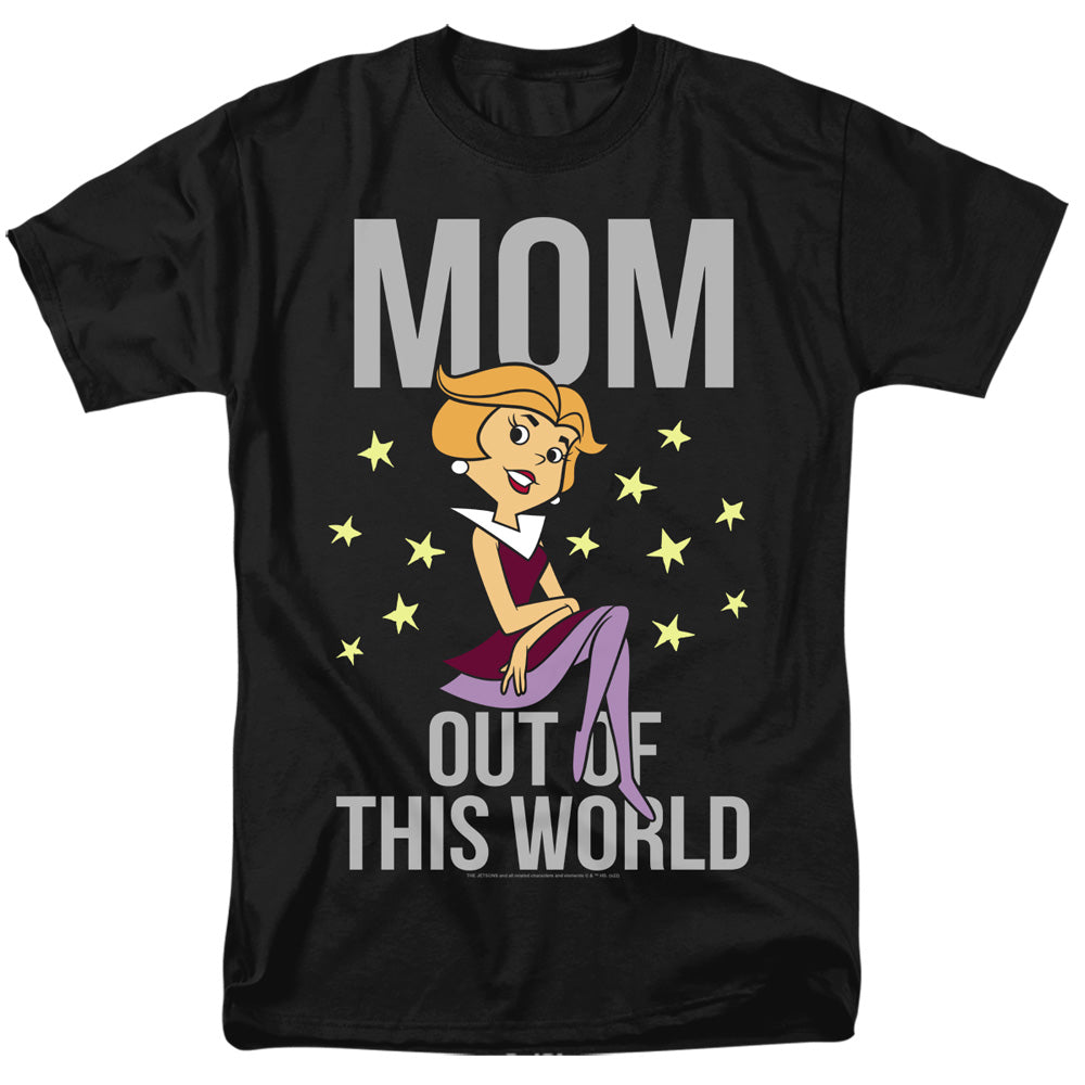 The Jetsons - Out Of This World Mom - Adult Unisex Short Sleeve T-Shirt - Black