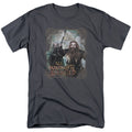 The Hobbit - Wrongs Avenged - Adult Unisex Short Sleeve T-Shirt - Gray