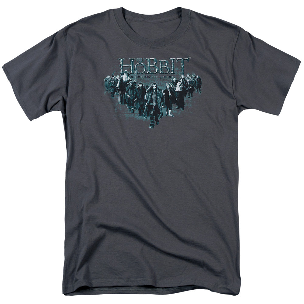 The Hobbit - Thorin And Company - Adult Unisex Short Sleeve T-Shirt - Gray