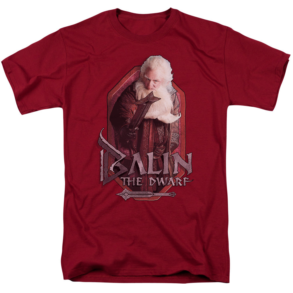 The Hobbit - Balin - Adult Unisex Short Sleeve T-Shirt - Red