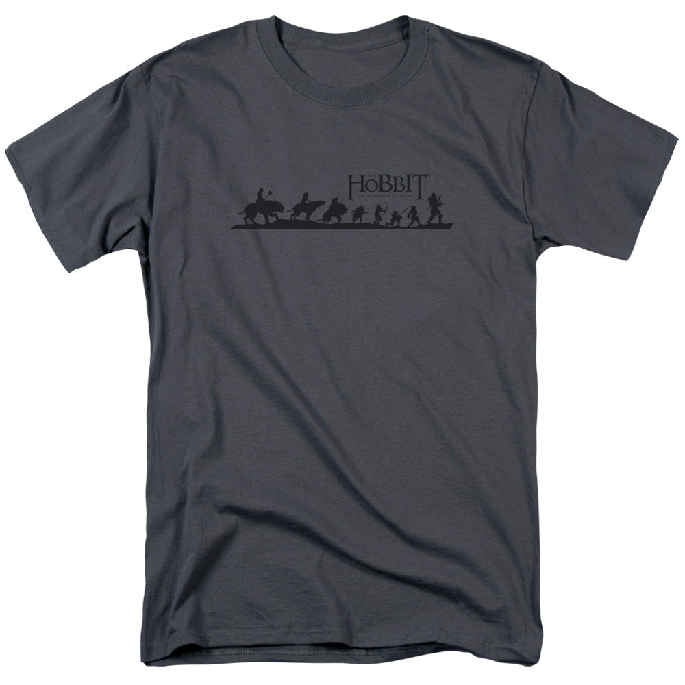 The Hobbit - Marching - Adult Unisex Short Sleeve T-Shirt - Gray