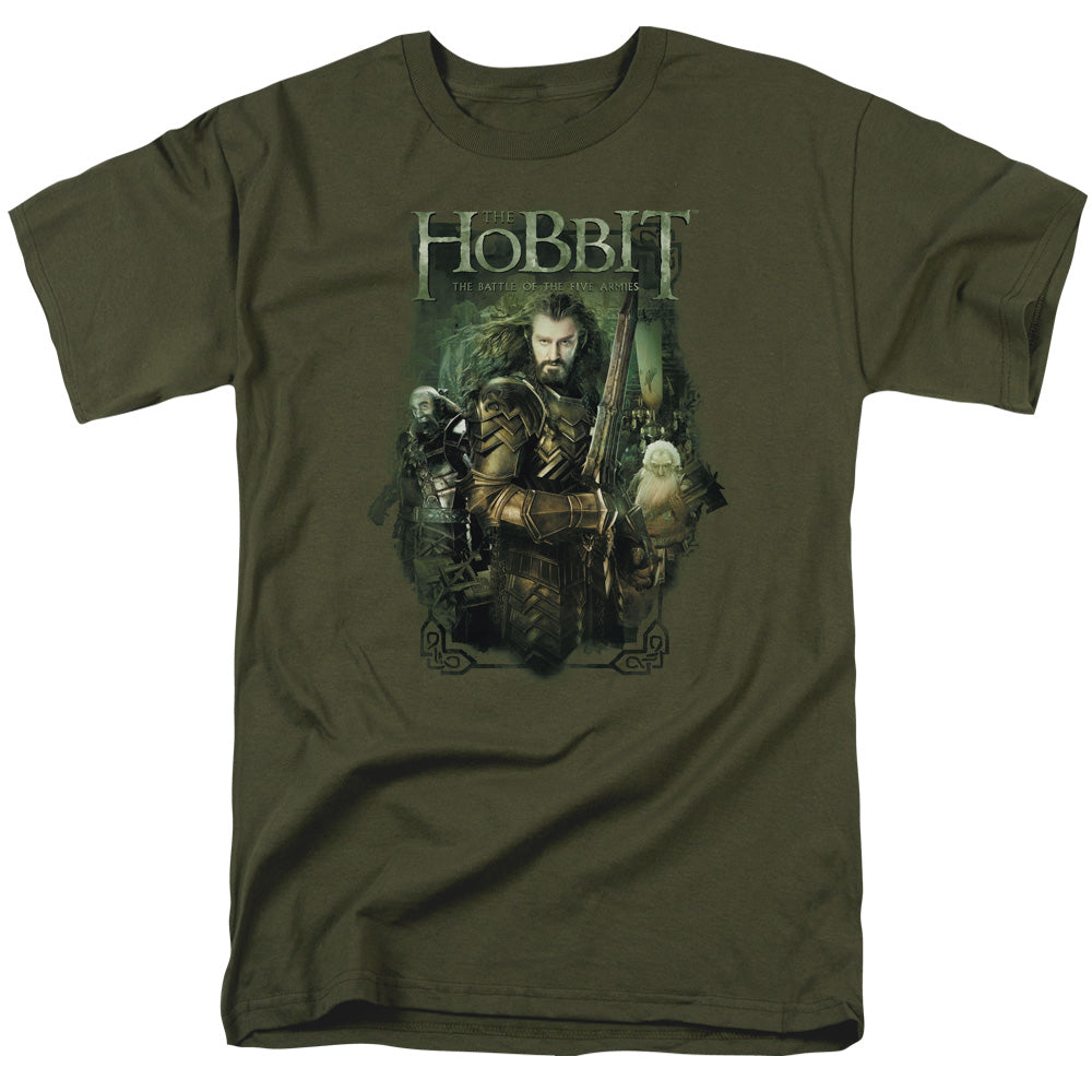 The Hobbit - Thorin And Company - Adult Unisex Short Sleeve T-Shirt - Green