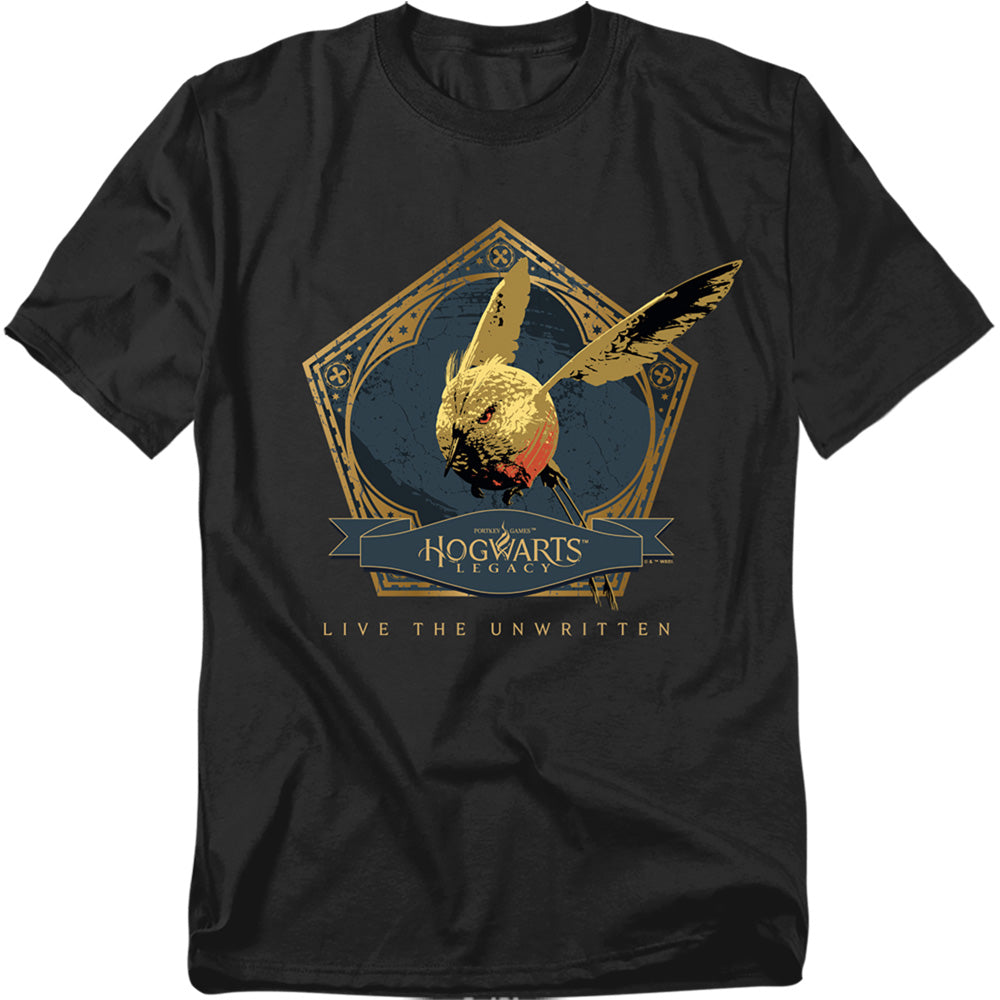 Hogwarts Legacy - Golden Snidget - Adult Unisex Short Sleeve T-Shirt - Black