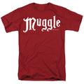 Harry Potter - Muggle - Adult Unisex Short Sleeve T-Shirt - Red