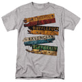 Harry Potter - Burnt Banners - Adult Unisex Short Sleeve T-Shirt - Gray