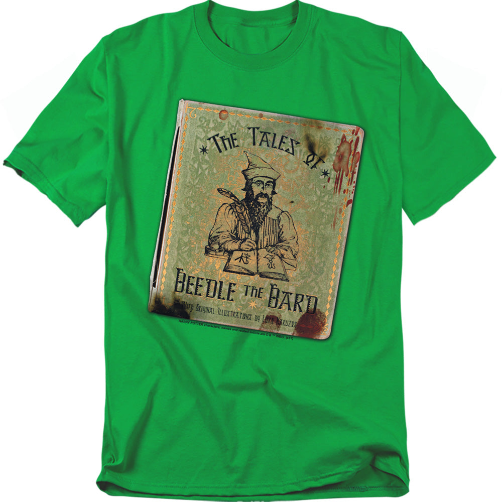 Harry Potter - Beedle The Bard - Adult Unisex Short Sleeve T-Shirt - Green