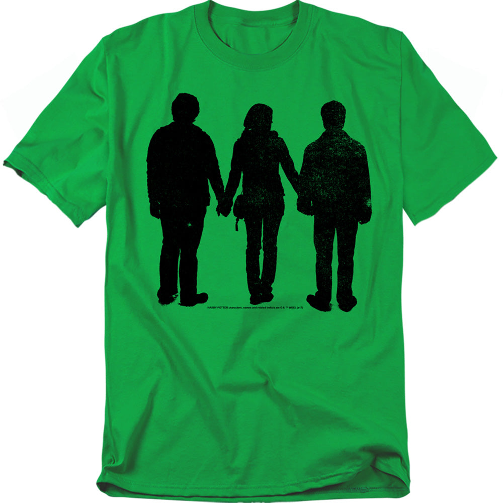 Harry Potter - Three Stand Alone - Adult Unisex Short Sleeve T-Shirt - Green