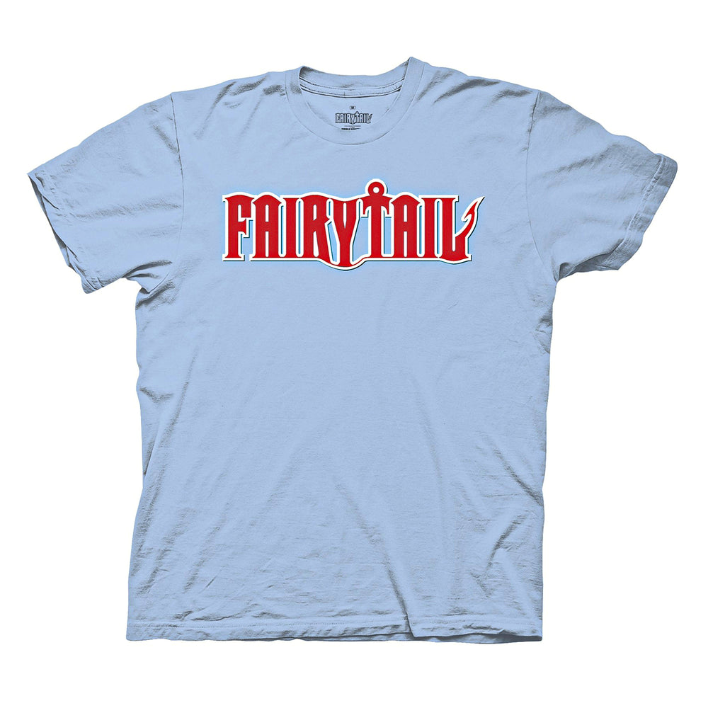 Fairy Tail - First Manga Cover and Logo Adult T-Shirt - Light Blue - Officially Licensed