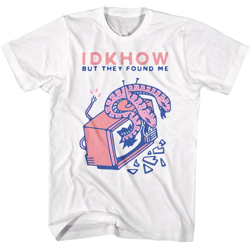 Idkhow - Double Snake - American Classics - Solid White Adult Short Sleeve T-Shirt
