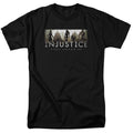DC Comics - Injustice Gods Among Us - Logo - Adult Unisex T-Shirt - Black