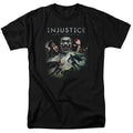 DC Comics - Injustice Gods Among Us - Key Art - Adult Unisex T-Shirt - Black