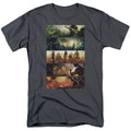 DC Comics - Injustice Gods Among Us - Panels - Adult Unisex T-Shirt - Gray