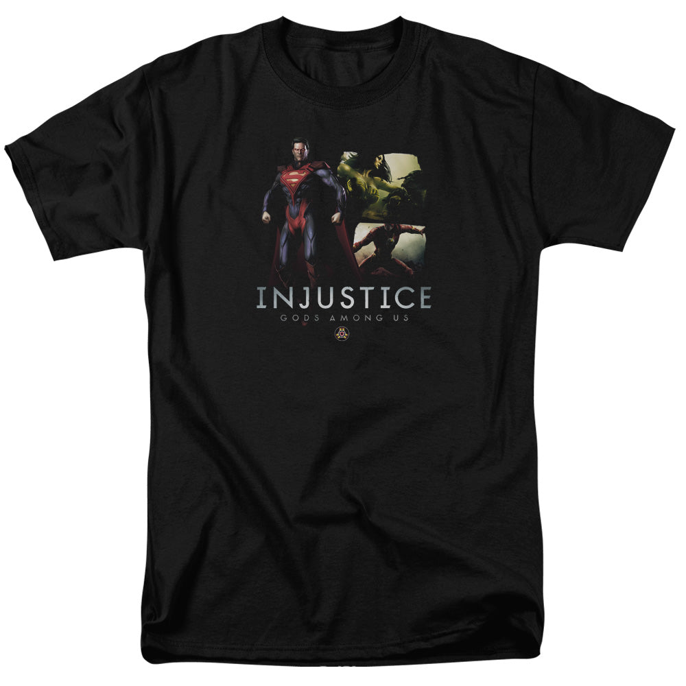 DC Comics Injustice Gods Among Us Supermans Revenge Adult Unisex T-Shirt Black