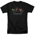 DC Comics Injustice Gods Among Us Injustice League Adult Unisex T-Shirt Black
