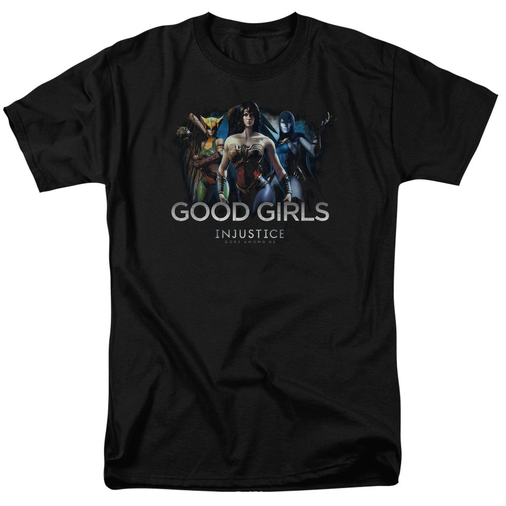 DC Comics - Injustice Gods Among Us - Good Girls - Adult Unisex T-Shirt - Black