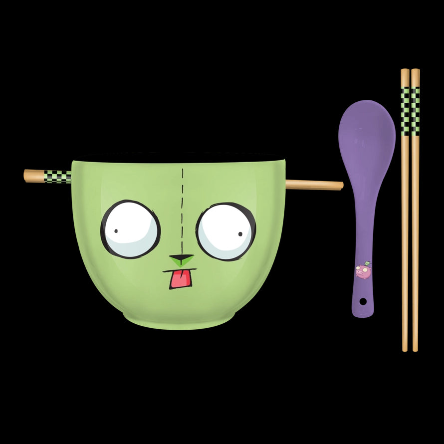Invader Zim Gir Big Face 20oz Ceramic Ramen Bowl