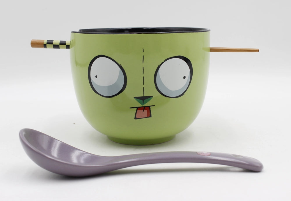 Invader Zim Gir Big Face 20oz Ceramic Ramen Bowl