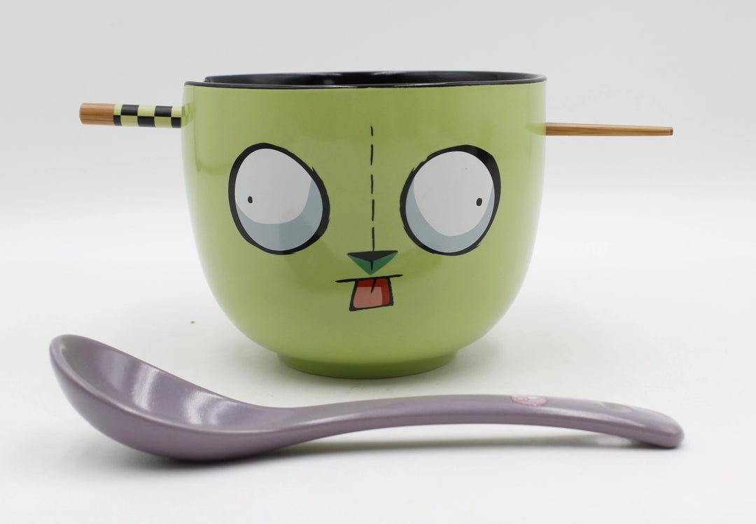Invader Zim Gir Big Face 20oz Ceramic Ramen Bowl