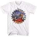 Judas Priest Saw Motorcycle Officially Licensed Adult Short Sleeve T-Shirt