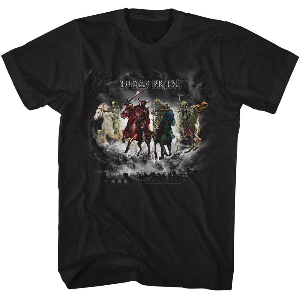 Judas Priest Four Horsemen Officially Licensed Adult Short Sleeve T-Shirt