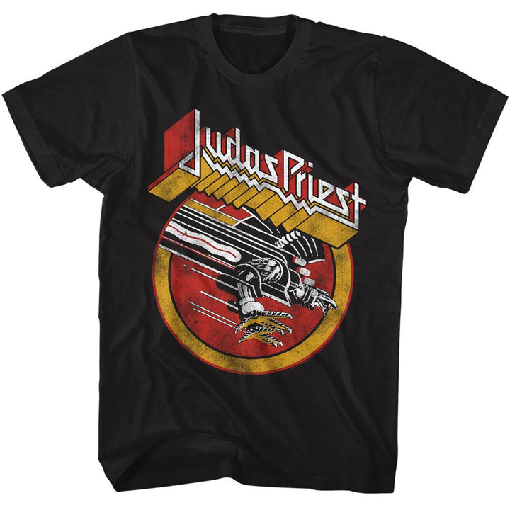 Judas Priest - Screaming for Vengeance - American Classics - Solid Black Adult Short Sleeve T-Shirt