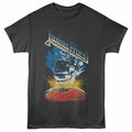 Judas Priest - Ram It Down - Front Print Adult Short Sleeve Solid T-Shirt - Smoke