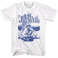 John Denver - In Field Photo - American Classics - Solid White Adult Short Sleeve T-Shirt