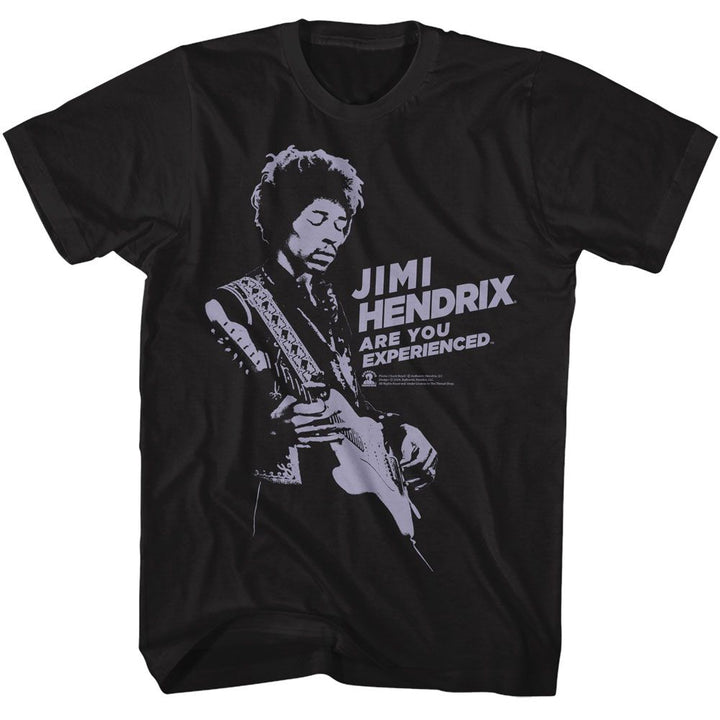 Jimi Hendrix - Guitar Shadow - Officially Licensed Adult Short Sleeve T-Shirt