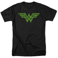 Justice League Wonder Woman St. Patrick's Day Adult Unisex T-Shirt Black
