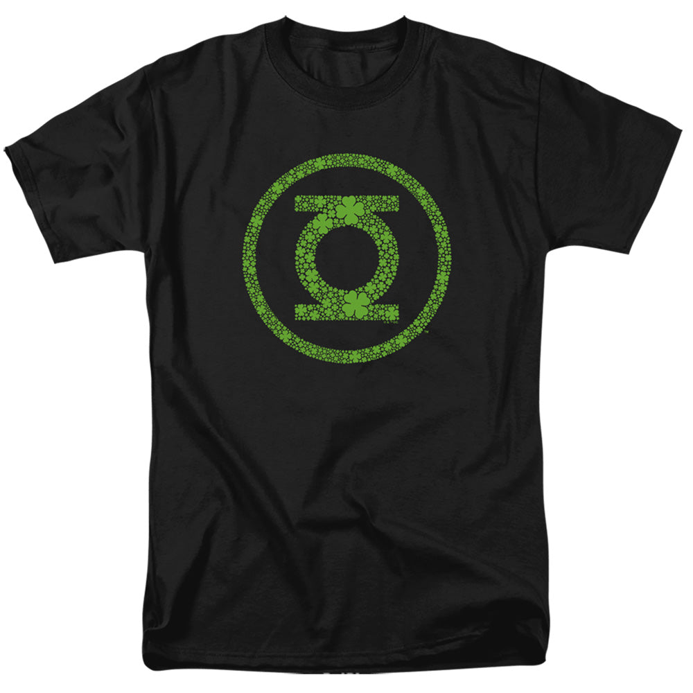 Justice League Green Lantern St. Patrick's Day Adult Unisex T-Shirt Black