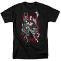 DC Comics - Justice League - Explosion - Adult Unisex T-Shirt - Black