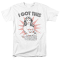 DC Comics Justice League Wonder Woman I Got This Adult Unisex T-Shirt White