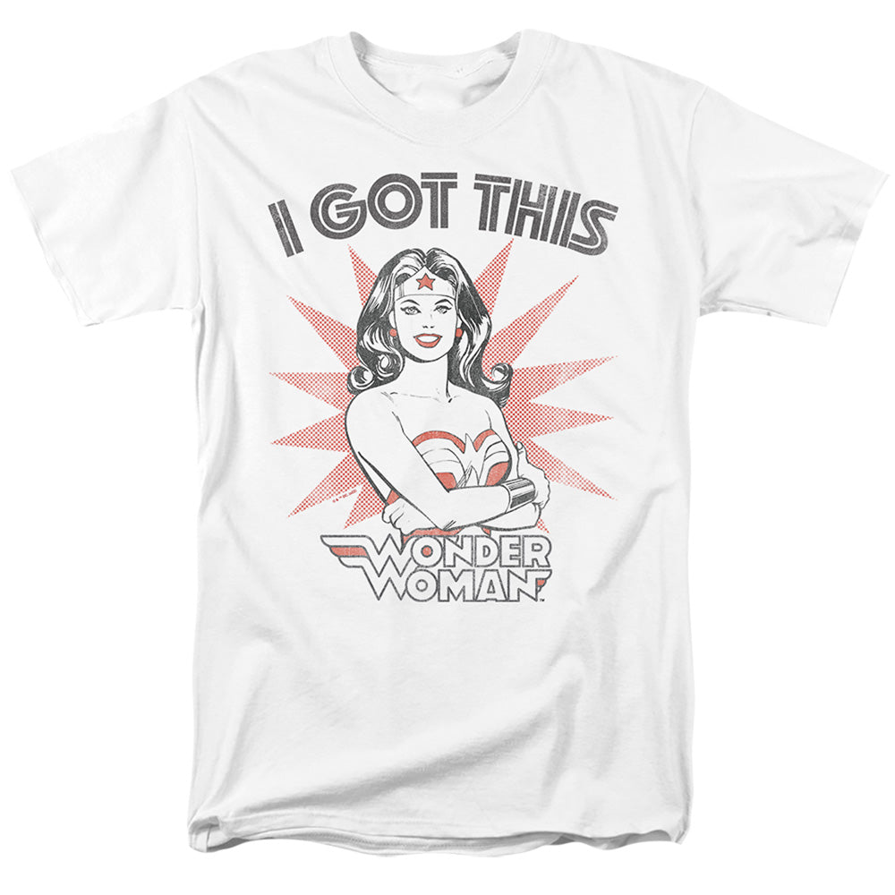DC Comics Justice League Wonder Woman I Got This Adult Unisex T-Shirt White