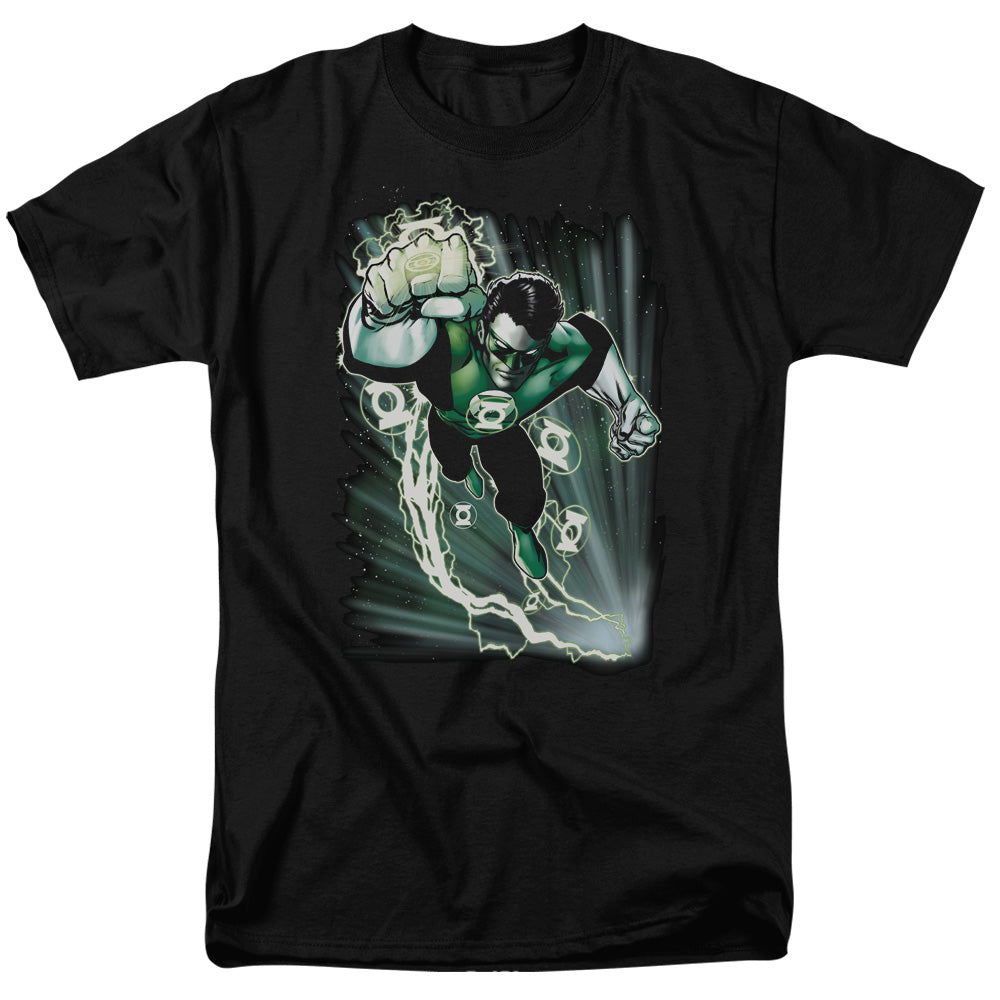 DC Comics - Justice League - Emerald Energy - Adult Unisex T-Shirt - Black