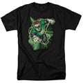 DC Comics - Justice League - Green Lantern Energy - Adult Unisex T-Shirt - Black