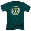 DC Comics Justice League Destroyed Green Lantern Logo Adult Unisex T-Shirt Green
