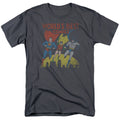 DC Comics - Justice League - Worlds Best - Adult Unisex T-Shirt - Gray