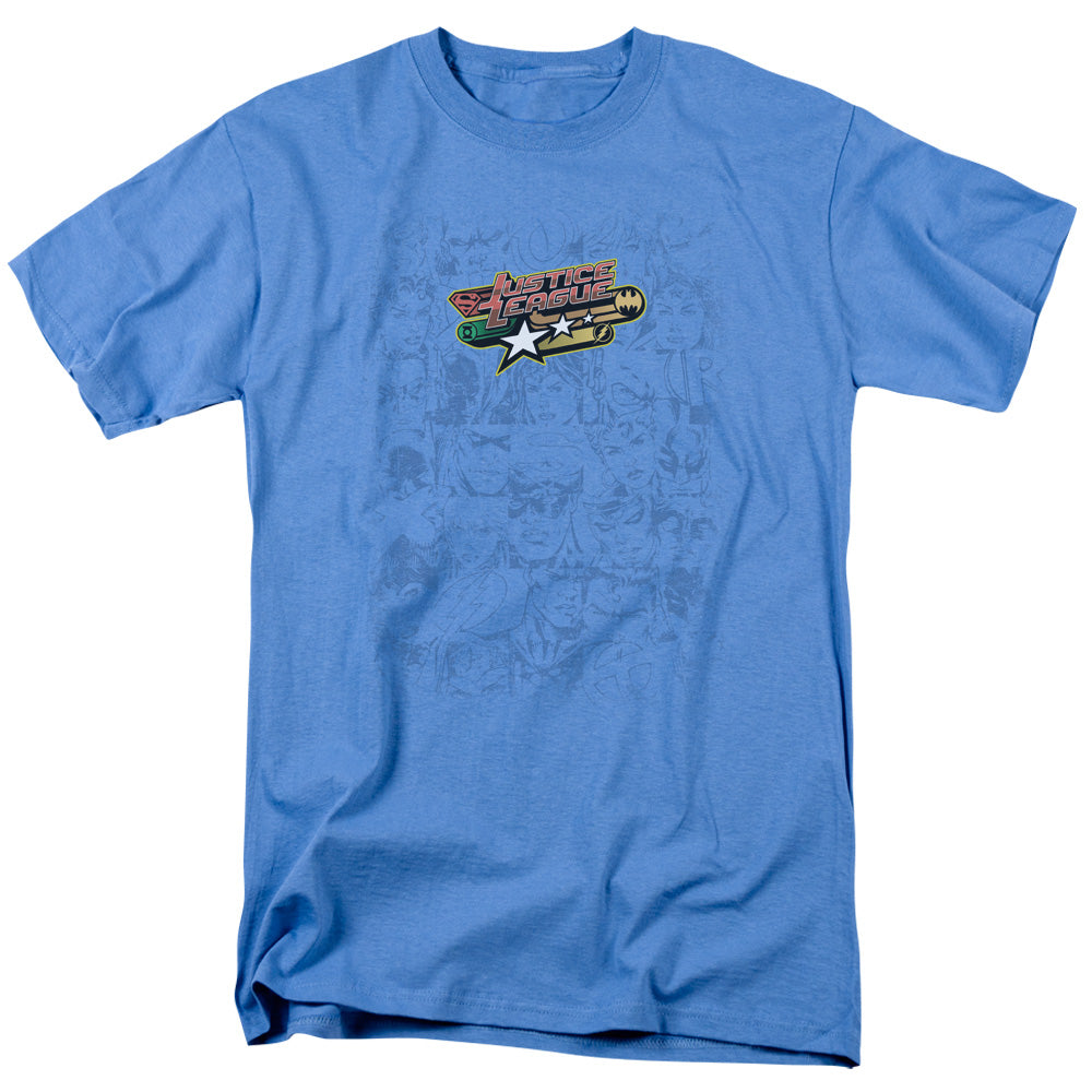 DC Comics - Justice League - On Call - Adult Unisex Short Sleeve T-Shirt - Blue