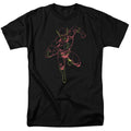 DC Comics - Justice League - Neon Flash - Adult Unisex T-Shirt - Black