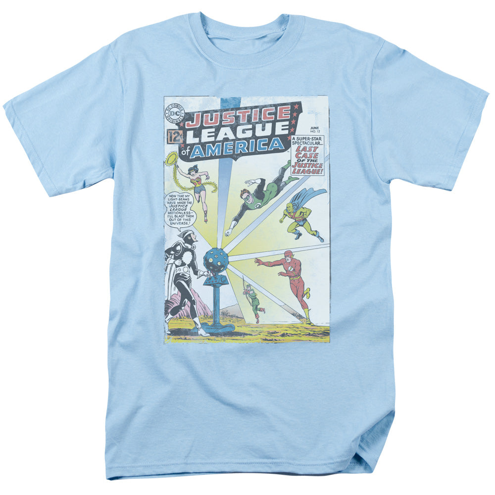 DC Comics - Justice League - Vintage Cover 12 - Adult Unisex T-Shirt - Blue