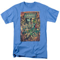 DC Comics - Justice League - No 212 Vintage - Adult Unisex T-Shirt - Blue