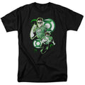 DC Comics Justice League Green Lantern In Action Adult Unisex T-Shirt Black