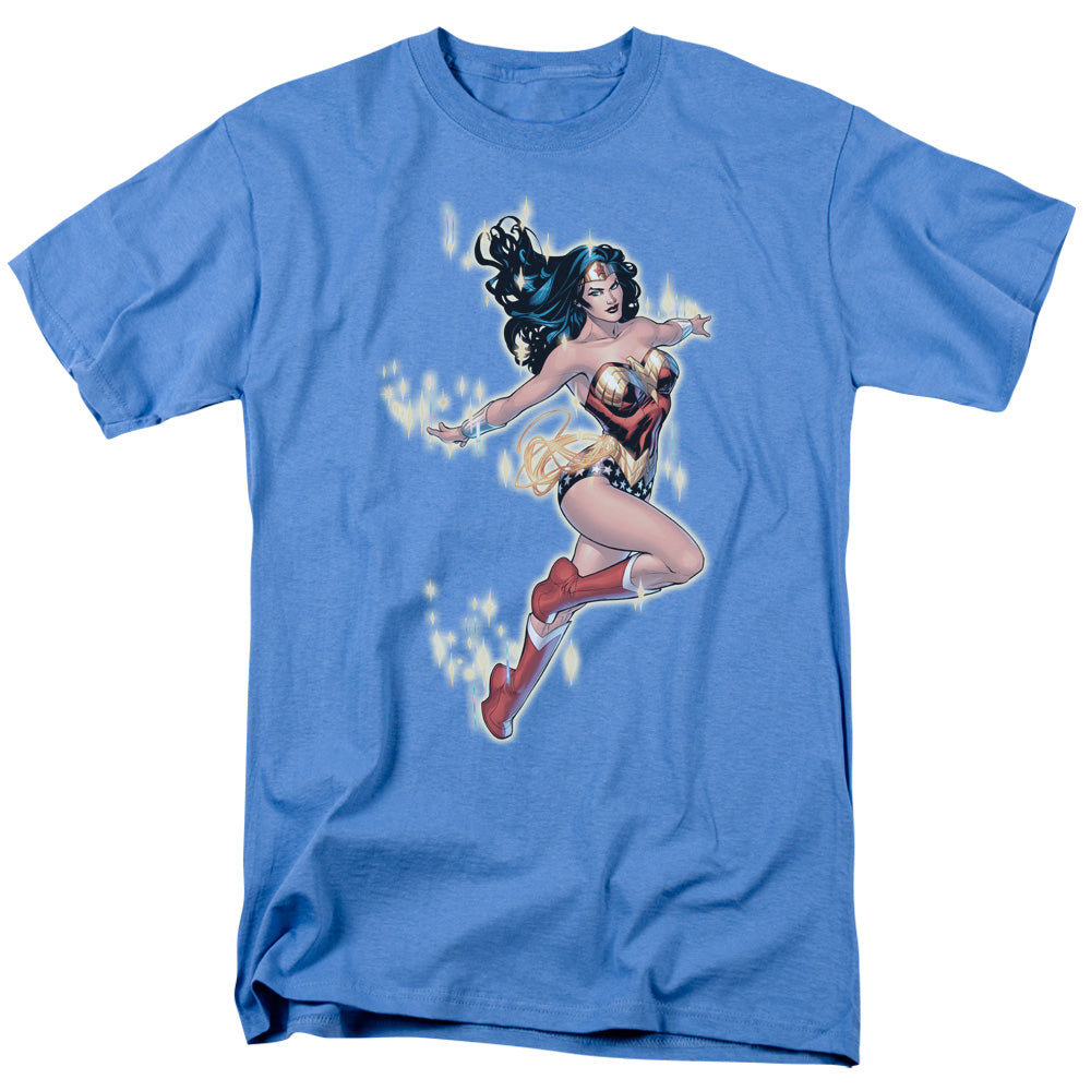DC Comics - Justice League - Simple Wonder - Adult Unisex T-Shirt - Blue