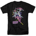 DC Comics - Justice League - Colorful League - Adult Unisex T-Shirt - Black