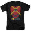 DC Comics - Justice League - Red Robin - Adult Unisex T-Shirt - Black