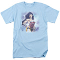DC Comics - Justice League - Warrior - Adult Unisex Short Sleeve T-Shirt - Blue
