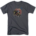 DC Comics - Justice League - Bull Rider - Adult Unisex T-Shirt - Gray