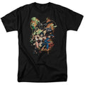 DC Comics - Justice League - Battle Ready - Adult Unisex T-Shirt - Black